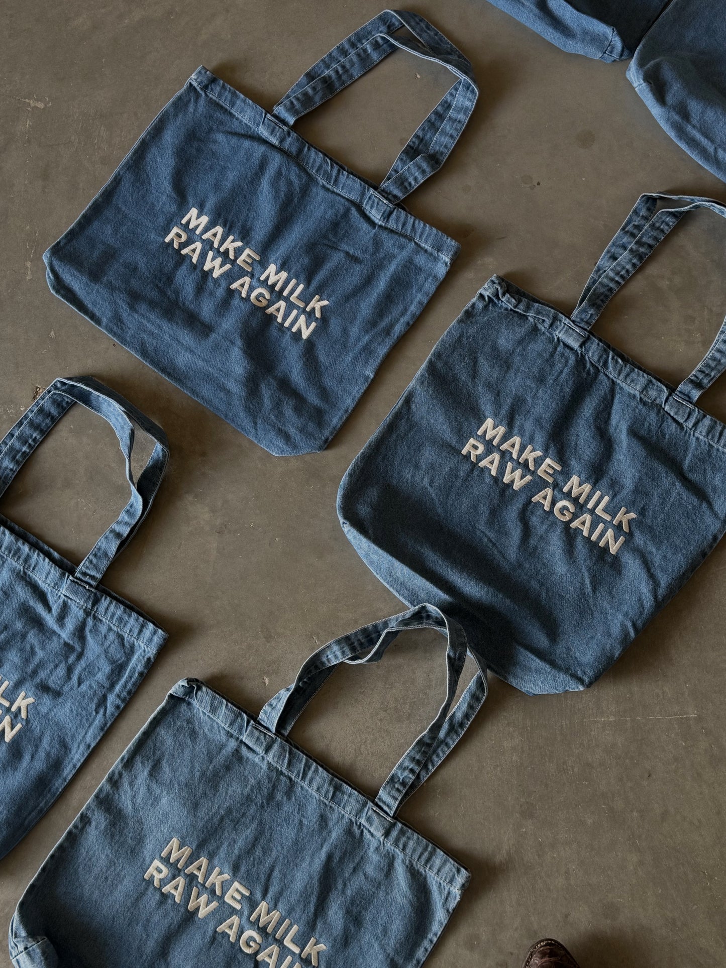 MAKE MILK RAW AGAIN - tote