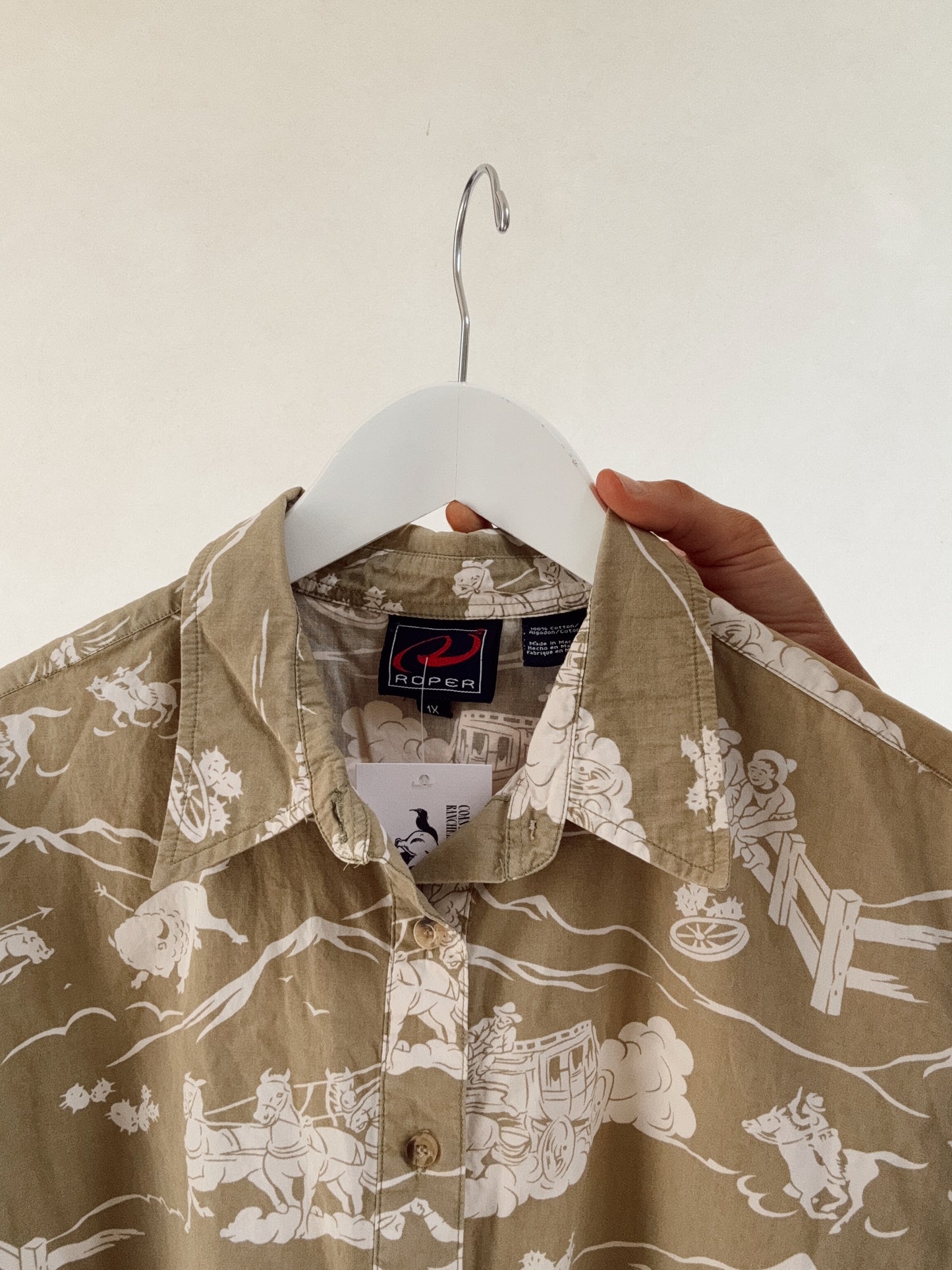 Western Vintage Collared Shirt