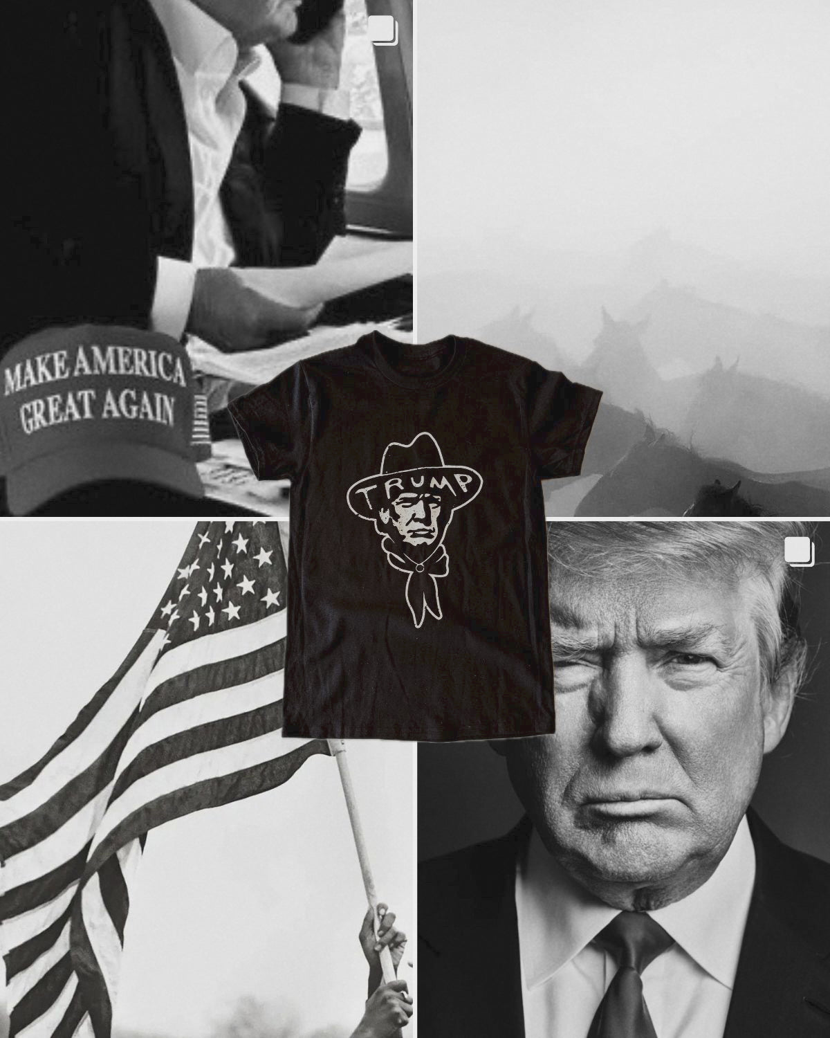PRE-ORDERS TRUMP COWBOY TEE