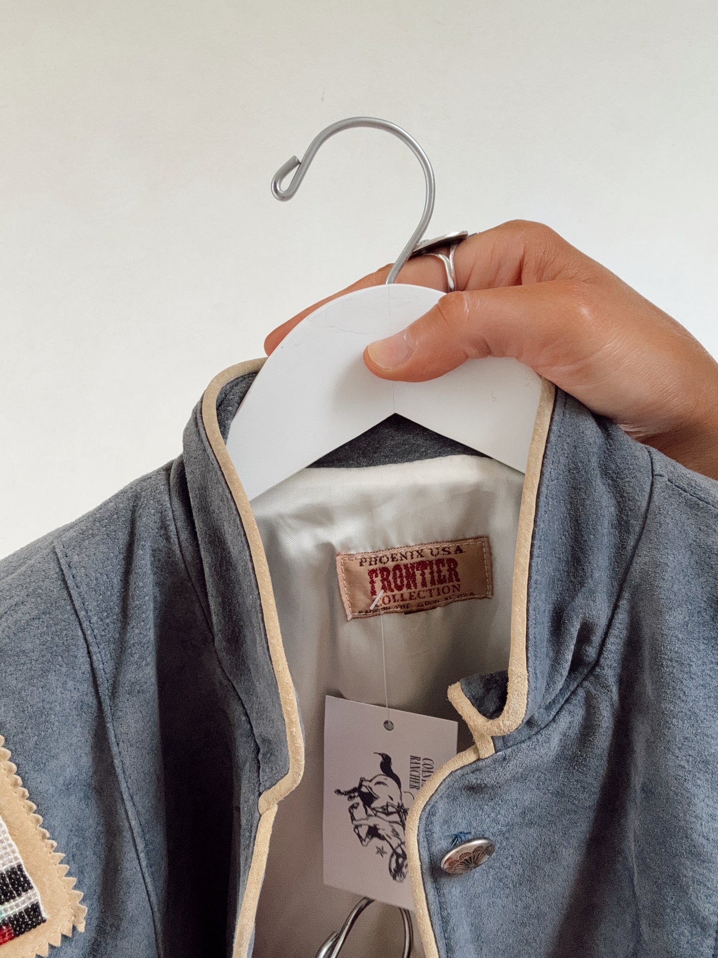 Western Vintage Leather Fringe Jacket