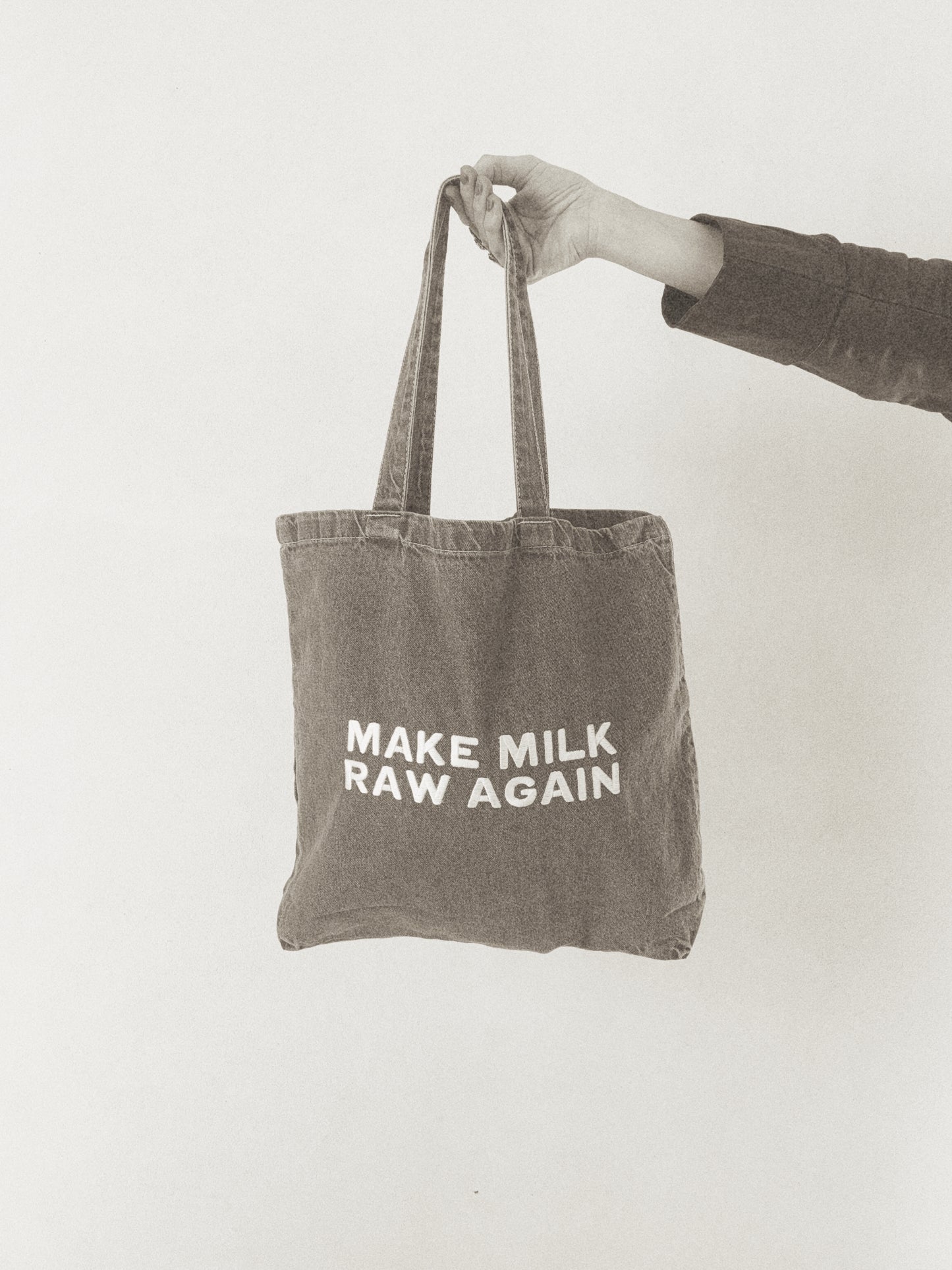 MAKE MILK RAW AGAIN - tote