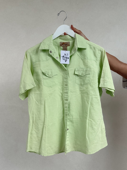 Western Vintage Wrangler Lime Top