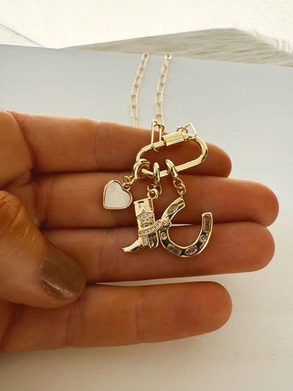 Yeehaw Necklace (3 Charms)